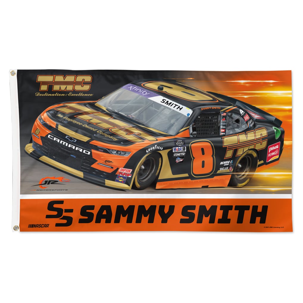  Sammy Smith WinCraft TMC 3' x 5' One-Sided Deluxe Flag