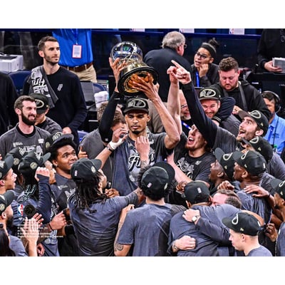  San Antonio Spurs Unsigned Fanatics Authentic 2026 Western Conference Finals Champions Team Photograph