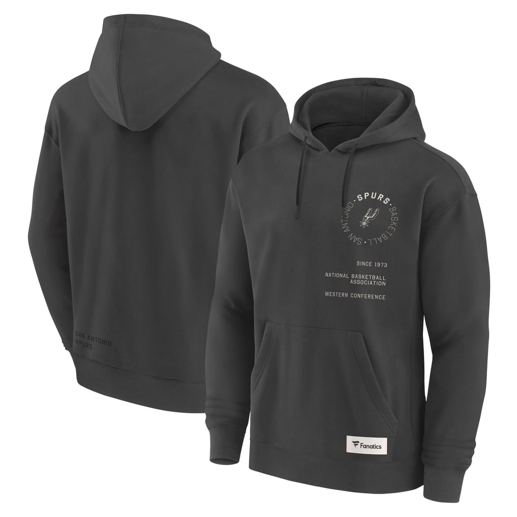 San Antonio Spurs Fanatics Future Ground Info Elements Premium Pullover Hoodie - Gray
