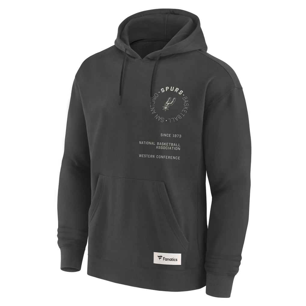 San Antonio Spurs Fanatics Future Ground Info Elements Premium Pullover Hoodie - Gray