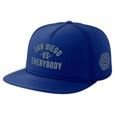 San Diego FC Paper Planes Unisex Snapback Hat - Navy