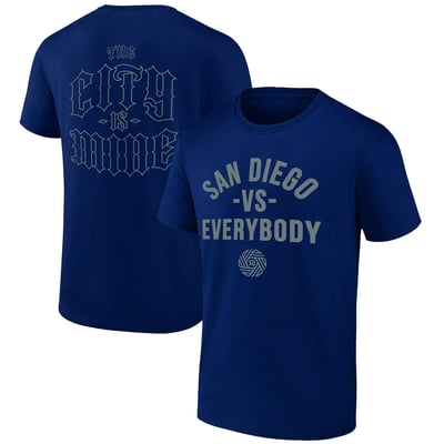 San Diego FC Paper Planes Unisex The City Is Mine T-Shirt - Navy