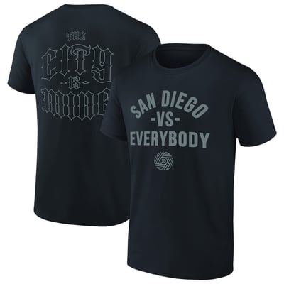 San Diego FC Paper Planes Unisex The City Is Mine T-Shirt - Navy