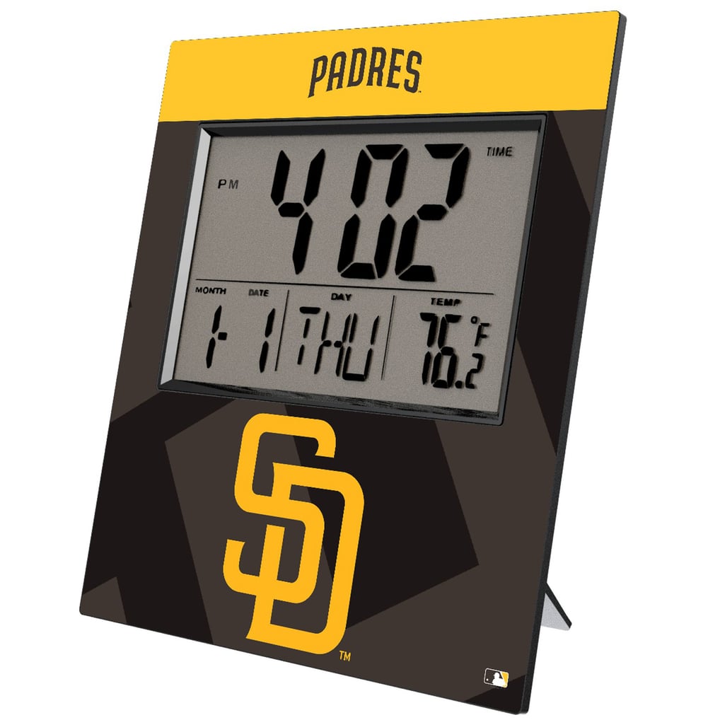 San Diego Padres Keyscaper Digital Desk Clock