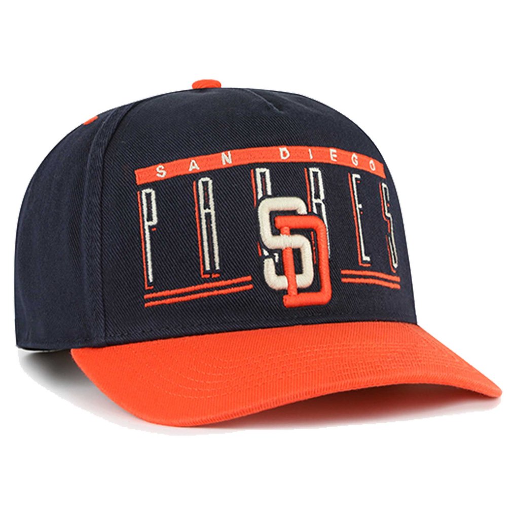 San Diego Padres '47  Double Headed Baseline Hitch Adjustable Hat - Navy