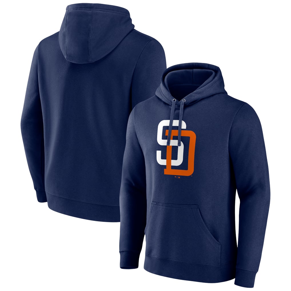 San Diego Padres Cooperstown Collection Pullover Hoodie - Navy