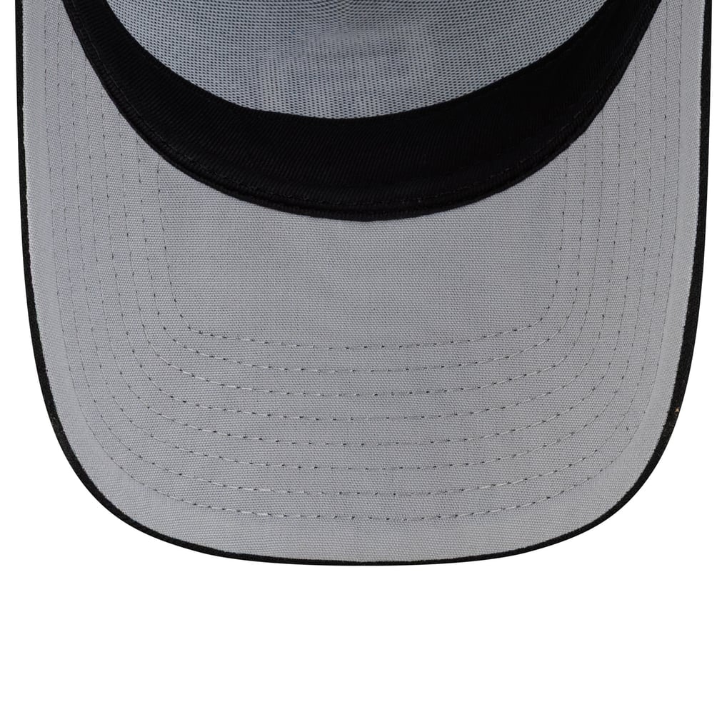 San Diego Padres New Era Side Script 9FORTY A-Frame Trucker Adjustable Hat - Black