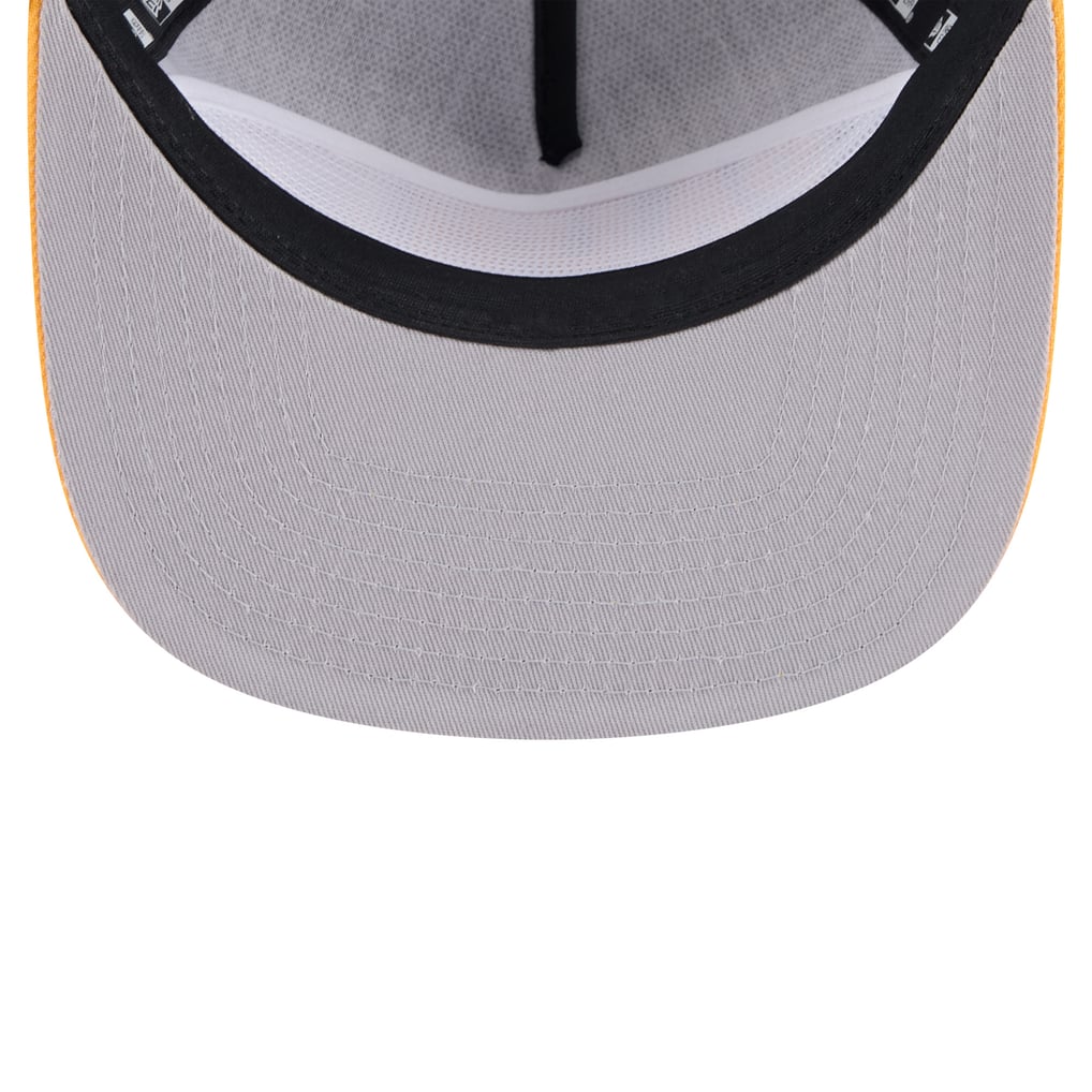 San Diego Padres New Era Throwback Meshback Golfer Hat - Black