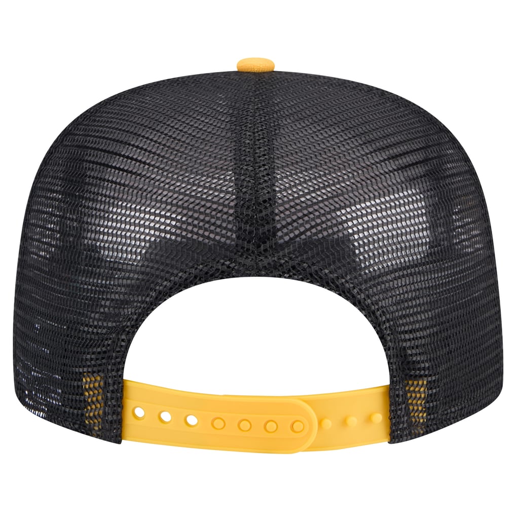 San Diego Padres New Era Throwback Meshback Golfer Hat - Black