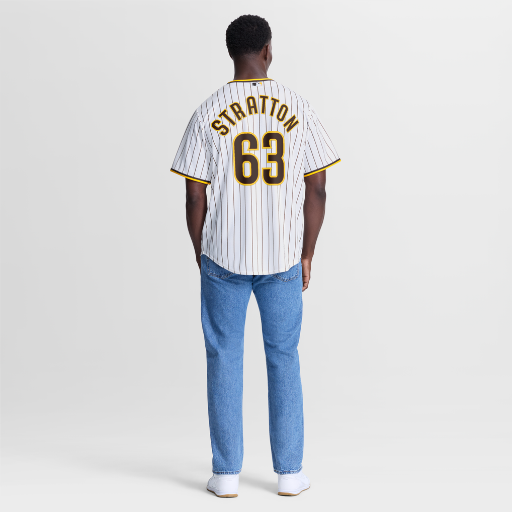 Hunter Stratton San Diego Padres Nike Home Replica Jersey - White
