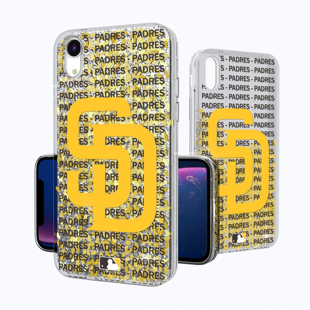 San Diego Padres iPhone Text Backdrop Design Case