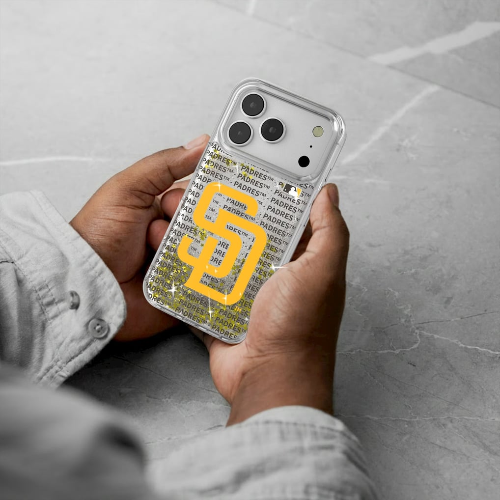 San Diego Padres iPhone Text Backdrop Design Case