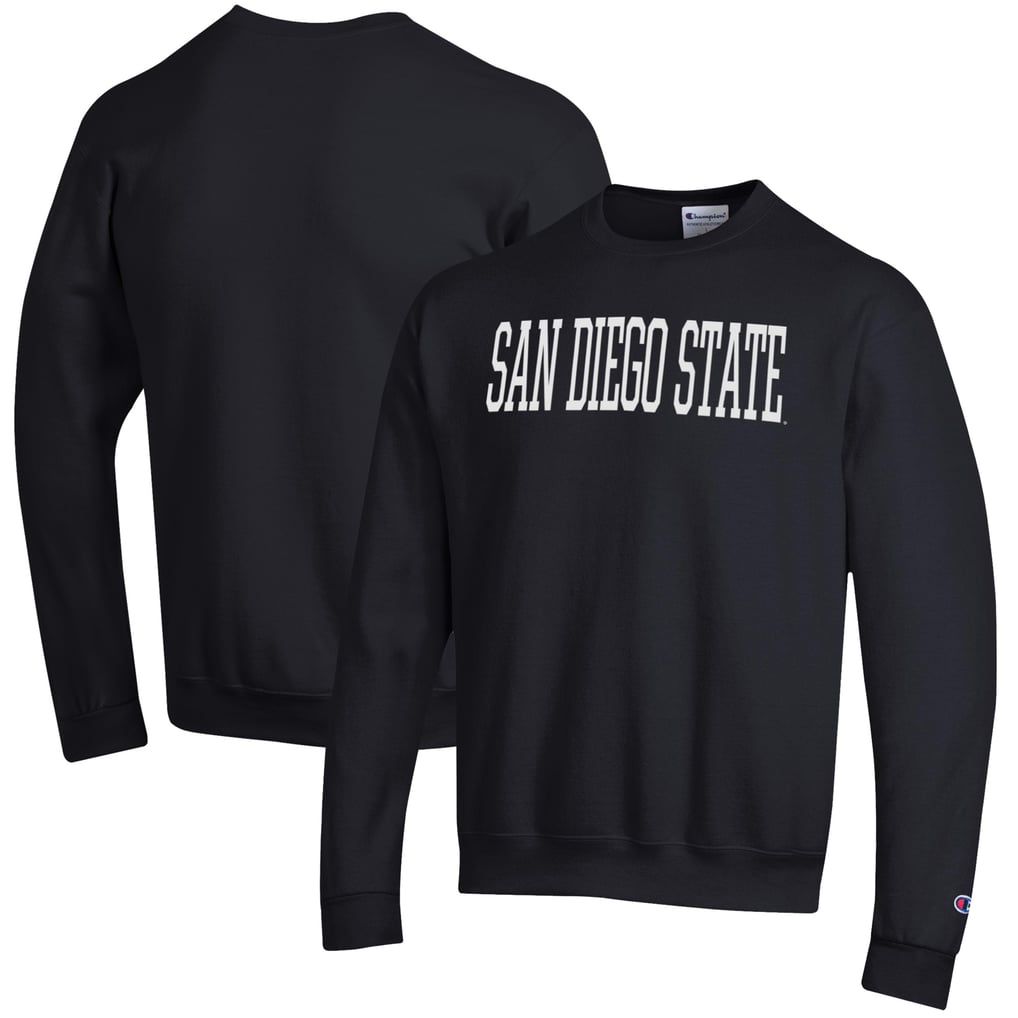San Diego State Aztecs Champion Eco Powerblend Crewneck Pullover Sweatshirt - Black