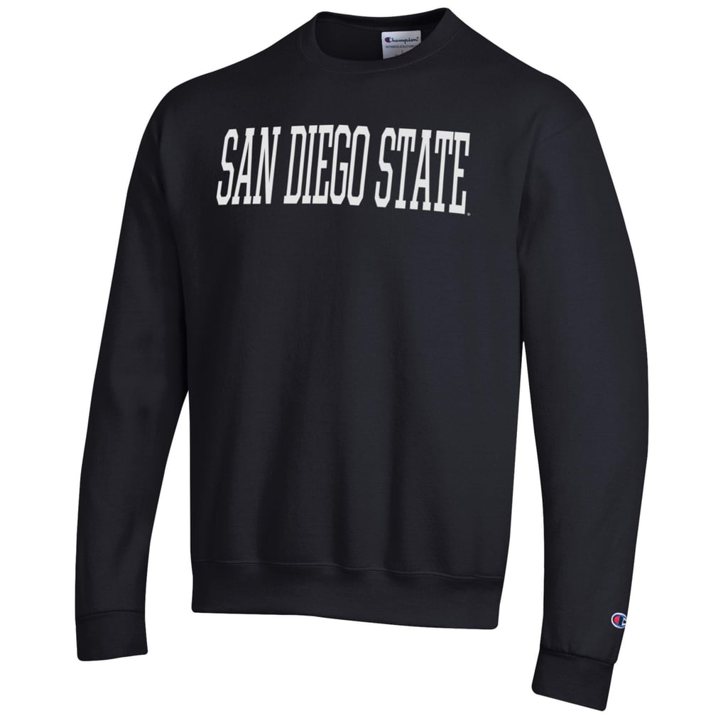 San Diego State Aztecs Champion Eco Powerblend Crewneck Pullover Sweatshirt - Black
