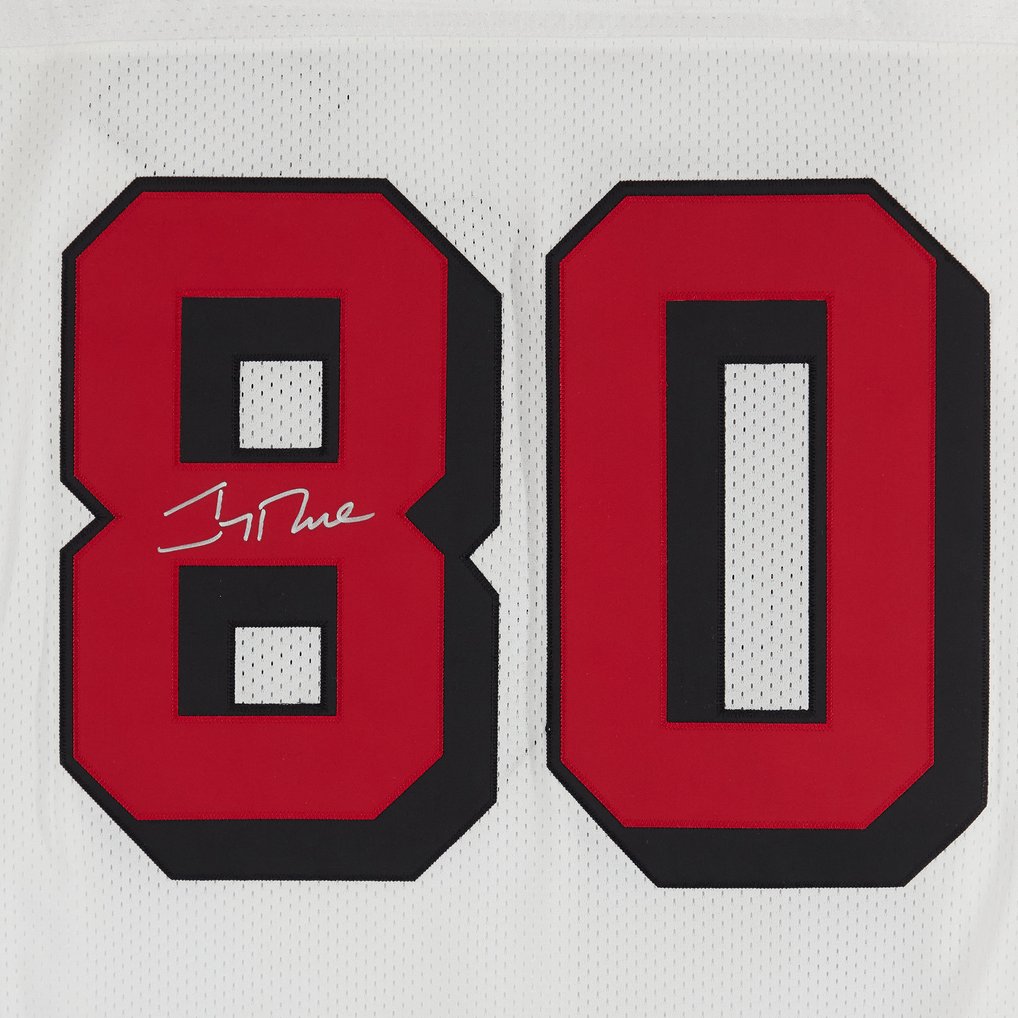 Jerry Rice San Francisco 49ers Fanatics Authentic Autographed White Throwback Mitchell & Ness Authentic Jersey