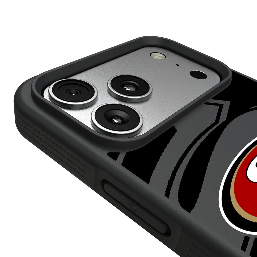 San Francisco 49ers Keyscaper Personalized Bump Case with 8.2ft Drop Protection