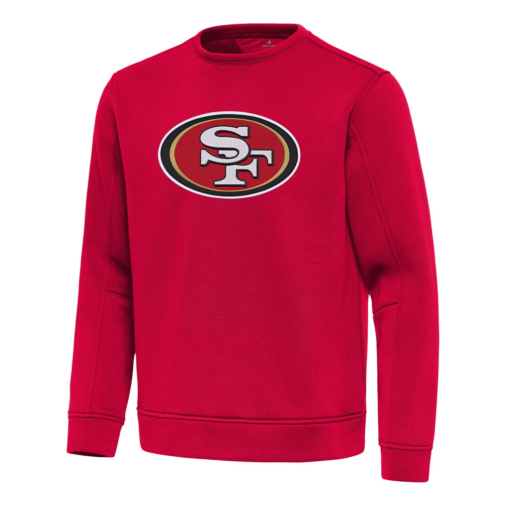 San Francisco 49ers Antigua Relevant Lightweight Pullover Sweatshirt - Scarlet