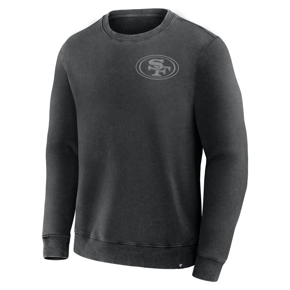 San Francisco 49ers Fanatics Deep Route Pullover Sweatshirt - Black