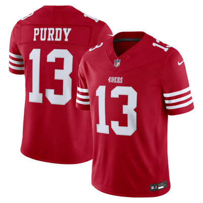 Brock Purdy San Francisco 49ers Nike Team Vapor F.U.S.E. Stitched Limited Jersey - Scarlet