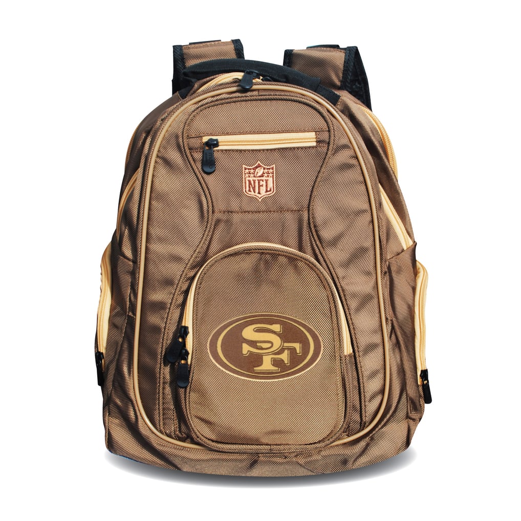 San Francisco 49ers MOJO 19" Premium Laptop Backpack - Tan
