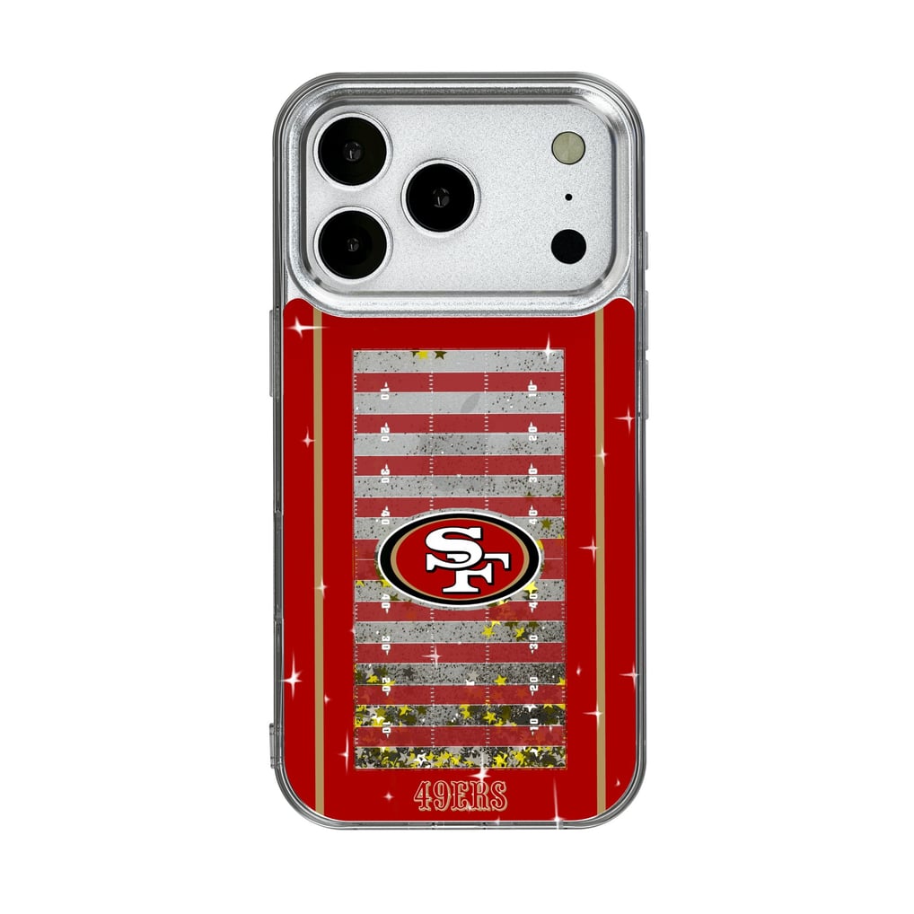 San Francisco 49ers iPhone Field Design Glitter Case