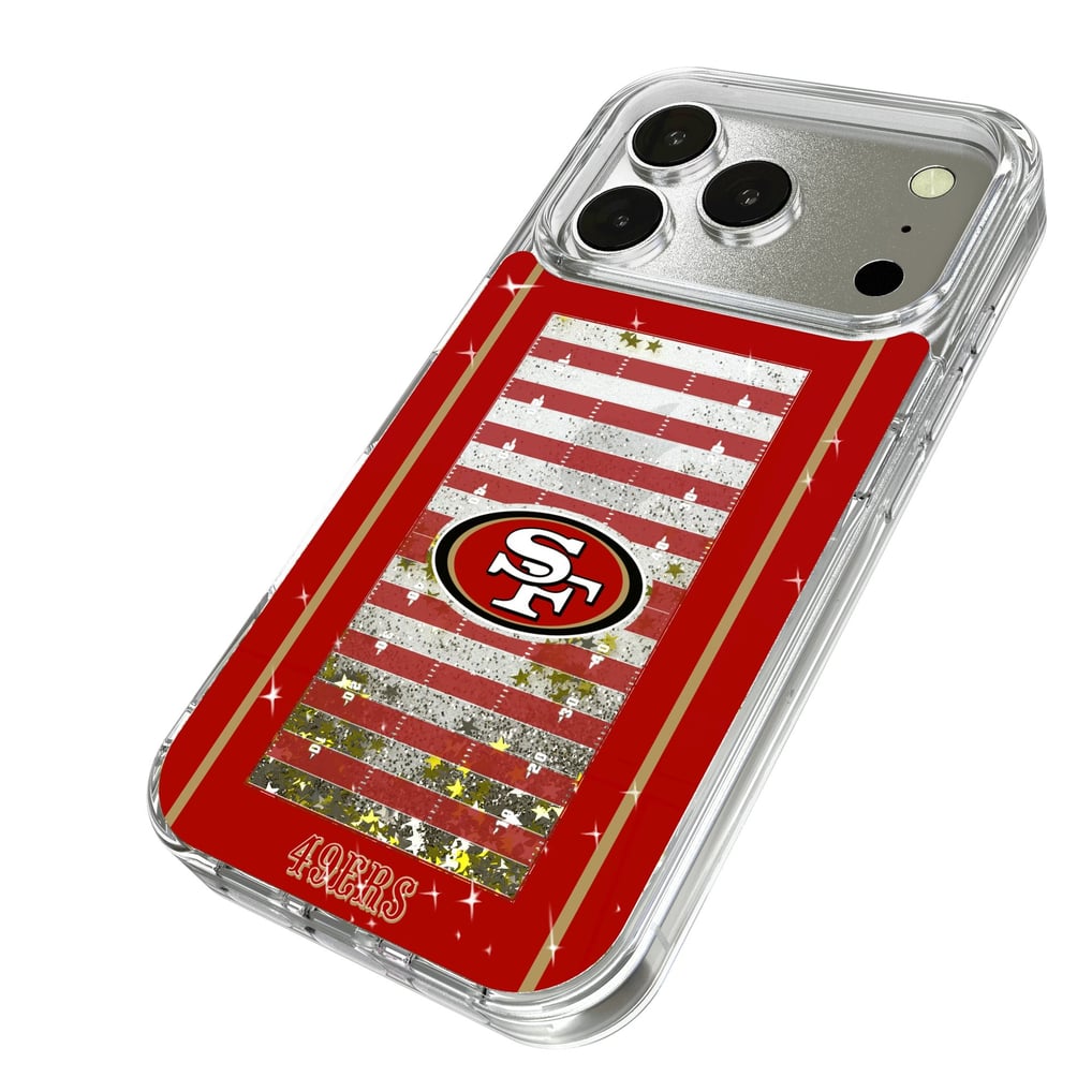 San Francisco 49ers iPhone Field Design Glitter Case