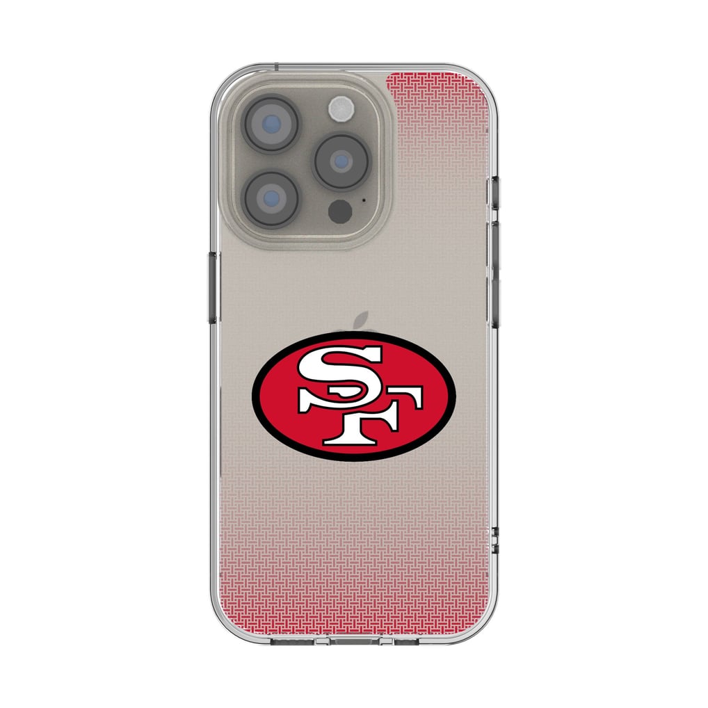 San Francisco 49ers Linen Logo iPhone Clear Case