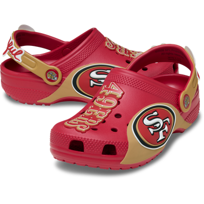  San Francisco 49ers Crocs Youth Classic Clog - Scarlet