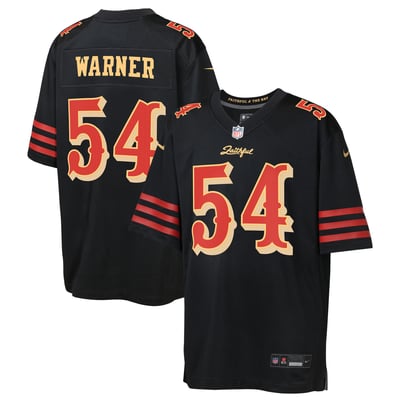 Fred Warner San Francisco 49ers Nike Youth Rivalries Collection Game Jersey - Black