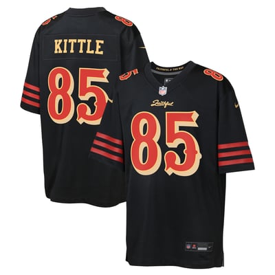 George Kittle San Francisco 49ers Nike Youth Rivalries Collection Game Jersey - Black