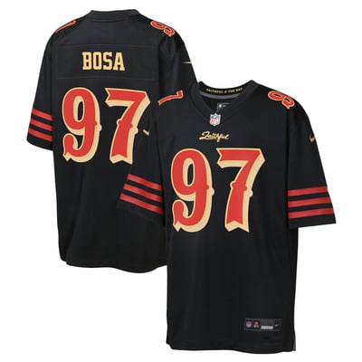 Nick Bosa San Francisco 49ers Nike Youth Rivalries Collection Game Jersey - Black