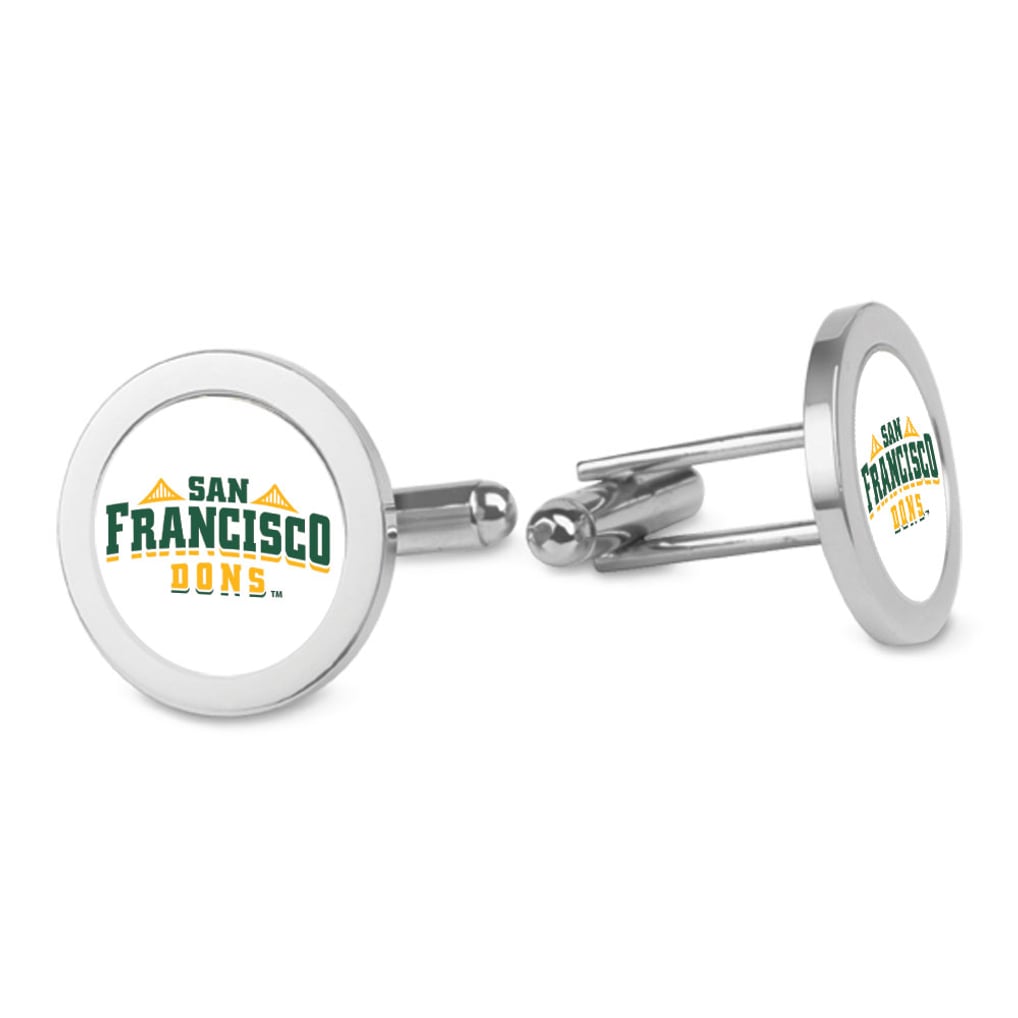 San Francisco Dons Logo Cufflinks - Silver