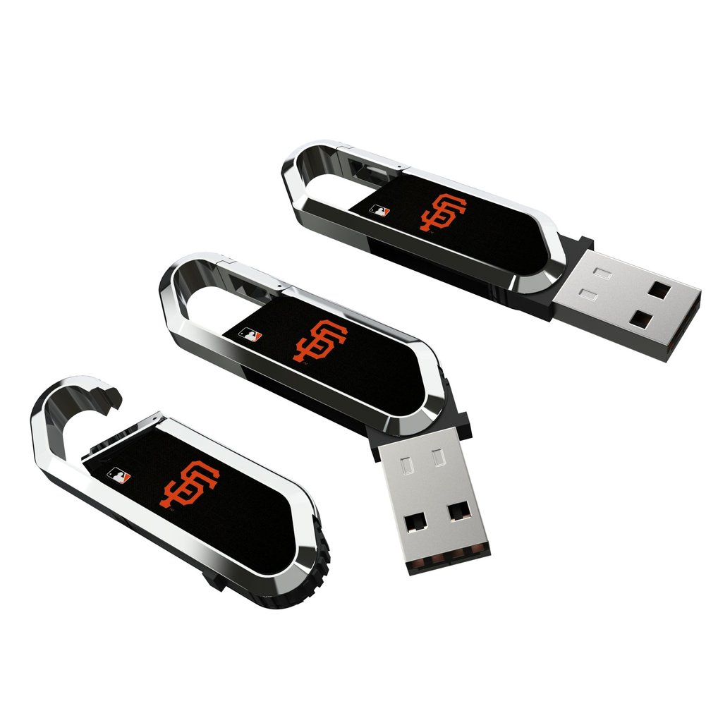 San Francisco Giants Keyscaper 64GB Carabiner Clip USB Flash Drive
