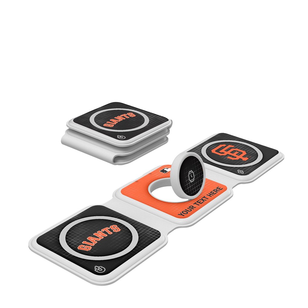 San Francisco Giants Keyscaper Personalized 3-in-1 Foldable Charger