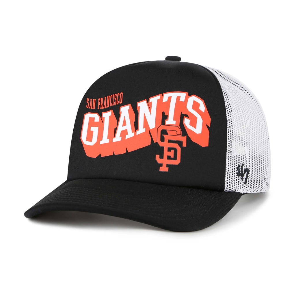 San Francisco Giants '47 Meander Foam Trucker Snapback Hat - Black