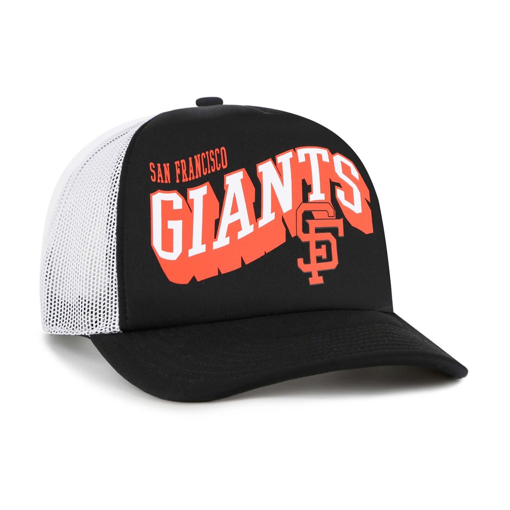 San Francisco Giants '47 Meander Foam Trucker Snapback Hat - Black