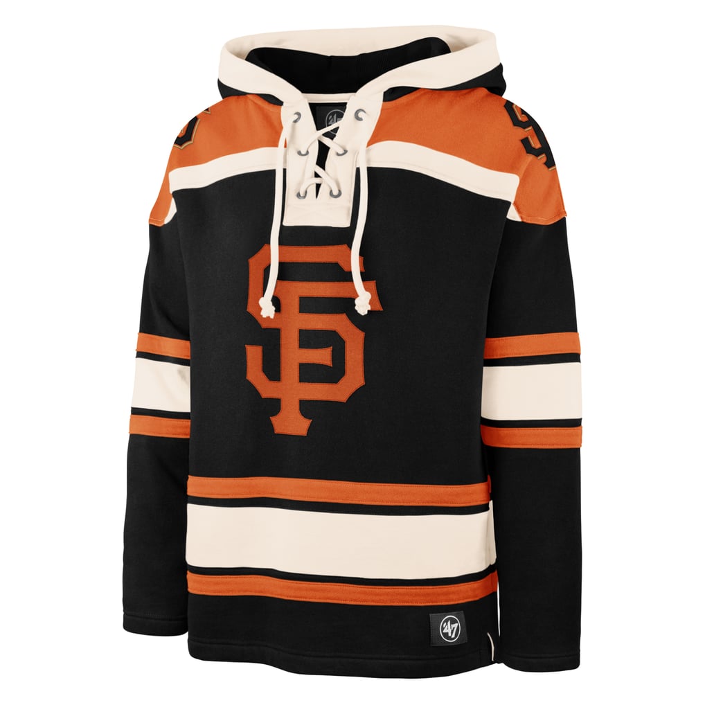 San Francisco Giants '47 Superior Lacer Pullover Hoodie - Black