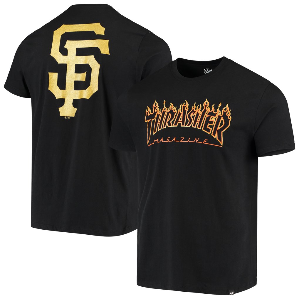 San Francisco Giants '47 Thrasher T-Shirt - Black