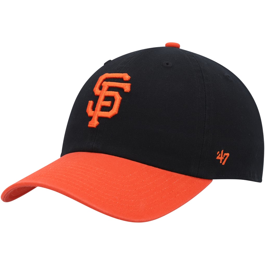 San Francisco Giants '47 Clean Up Adjustable Hat - Black/Orange