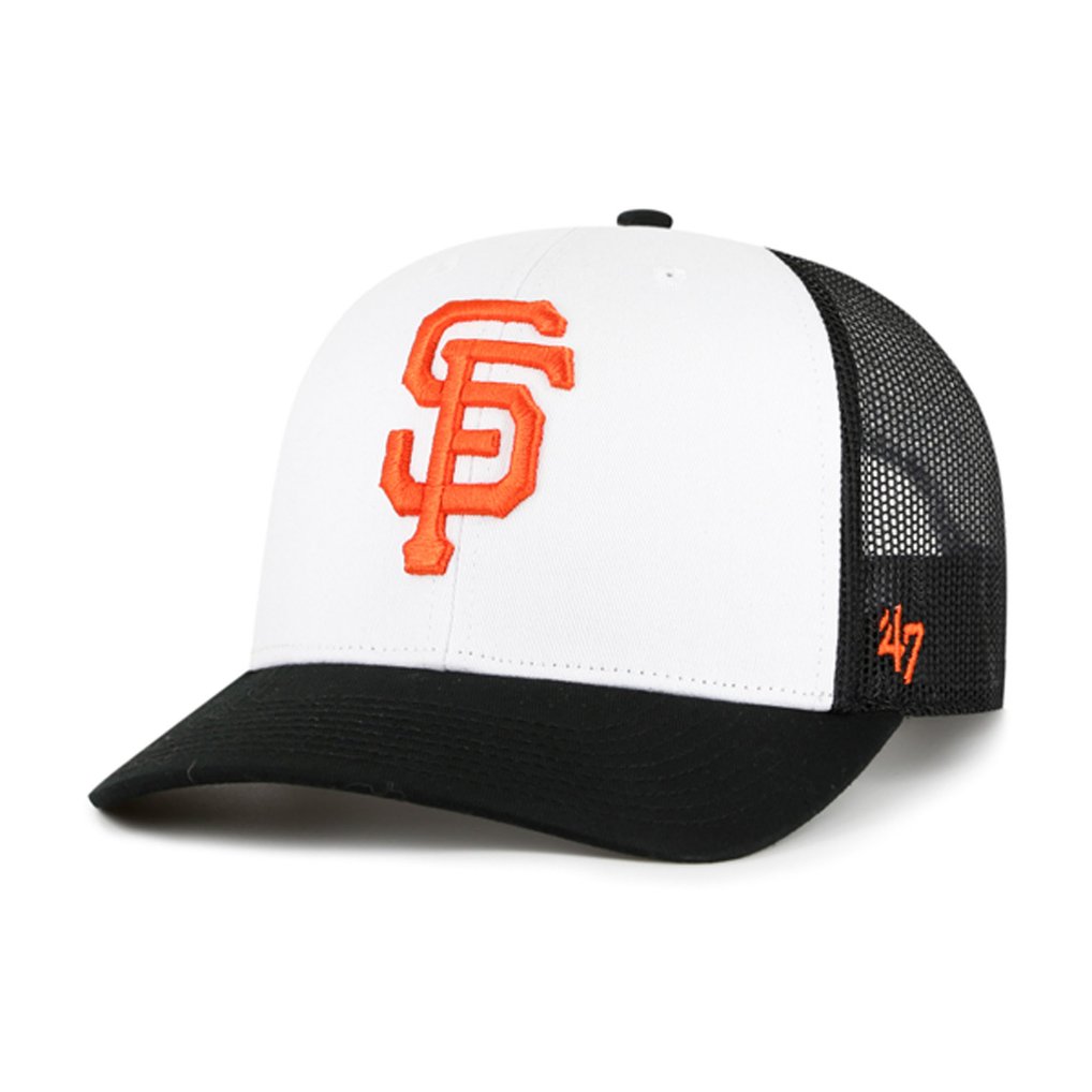 San Francisco Giants '47 Freshman Trucker Adjustable Hat - White/Black