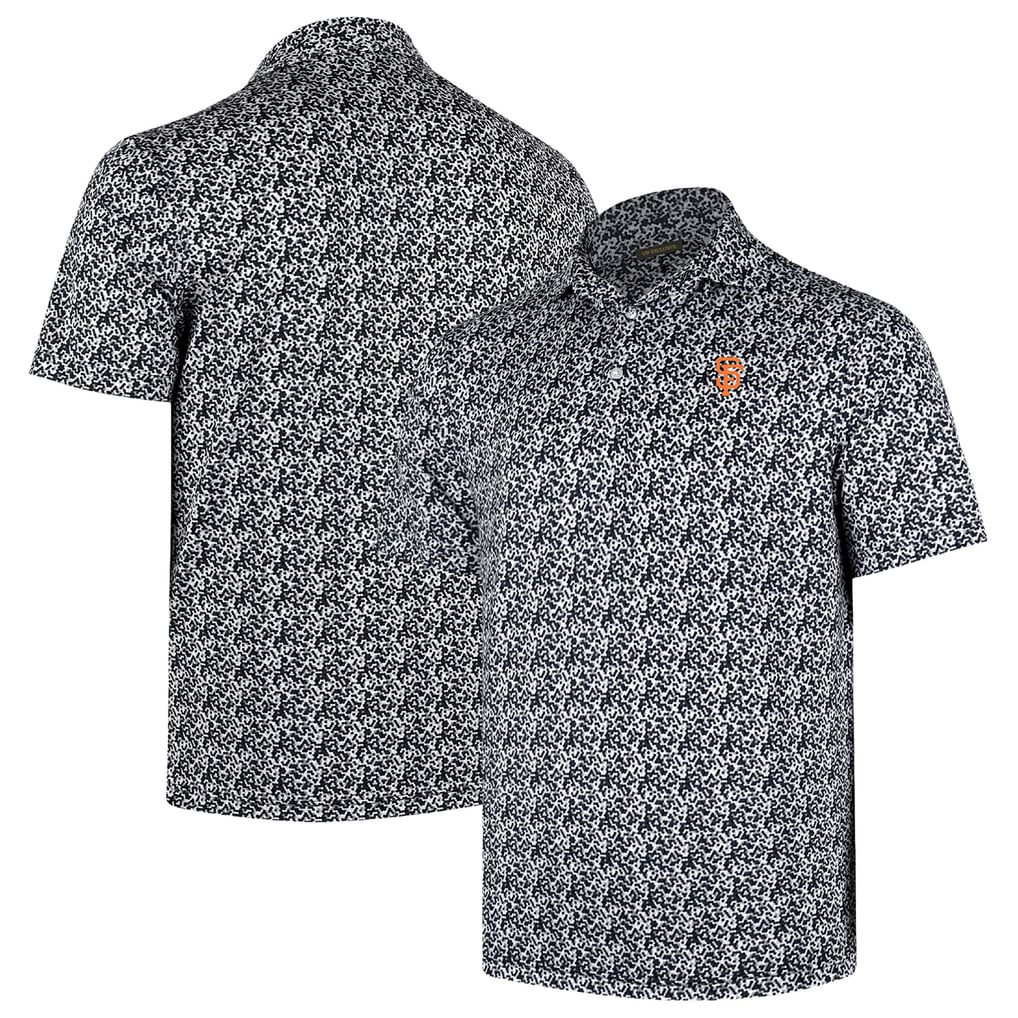 San Francisco Giants 4K Tri-Blend Polo - Black