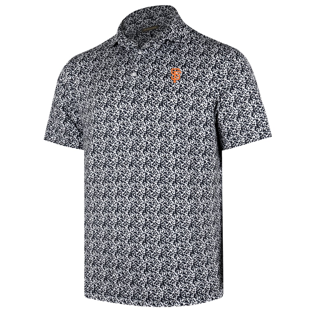 San Francisco Giants 4K Tri-Blend Polo - Black
