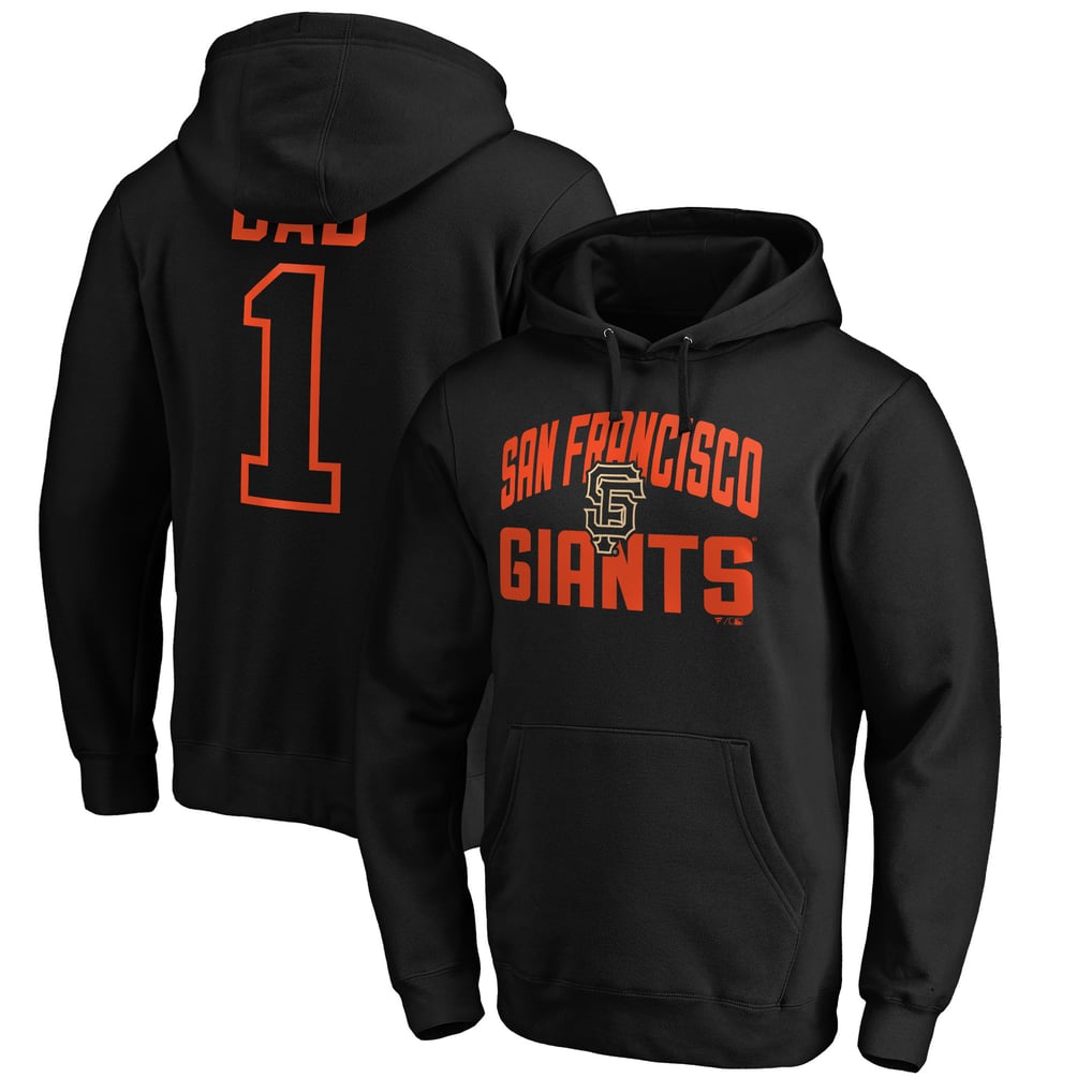 San Francisco Giants Father's Day #1 Dad Pullover Hoodie - Black