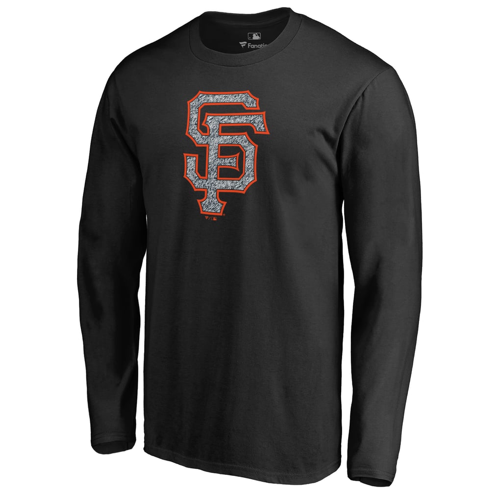 San Francisco Giants Static Logo Long Sleeve T-Shirt - Black