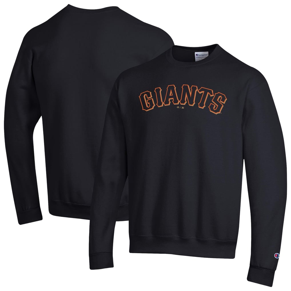 San Francisco Giants Champion Powerblend Wordmark Sweatshirt - Black