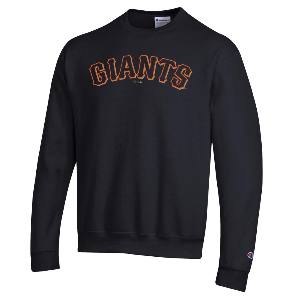 San Francisco Giants Champion Powerblend Wordmark Sweatshirt - Black