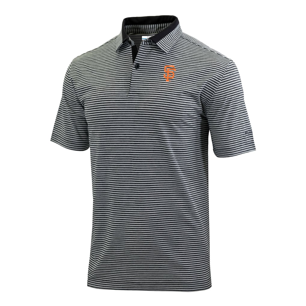  San Francisco Giants Columbia Omni-Wick Golden Hills Polo - Black