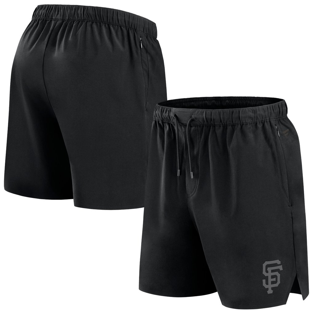San Francisco Giants Fanatics Front Office Micro Tonal Shorts - Black