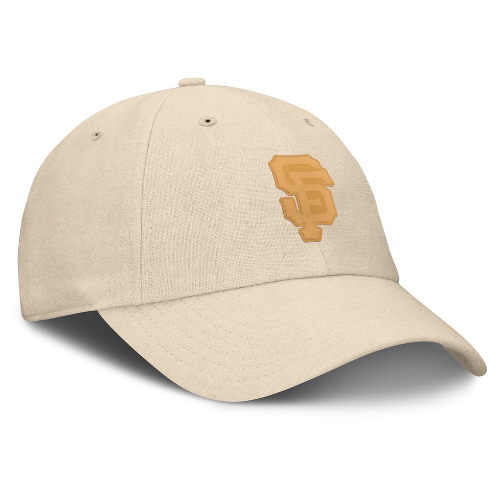 San Francisco Giants Fanatics Front Office Leather Patch Adjustable Hat - Cream