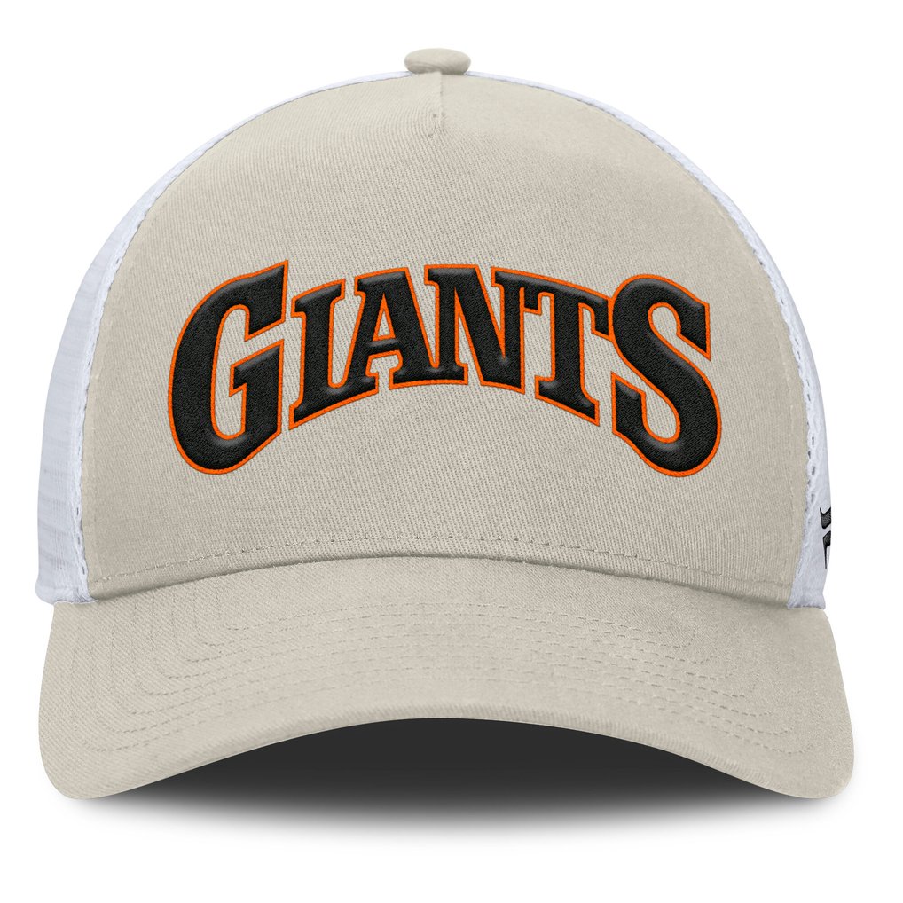 San Francisco Giants Fanatics Heritage Light Khaki A-Frame Adjustable Hat - Khaki
